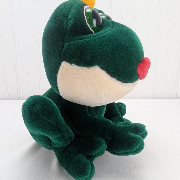 Russ Smooches Prince Charming Frog Plush 10" Stuffed Animal Kissing Sound Tags - Picture 2 of 10